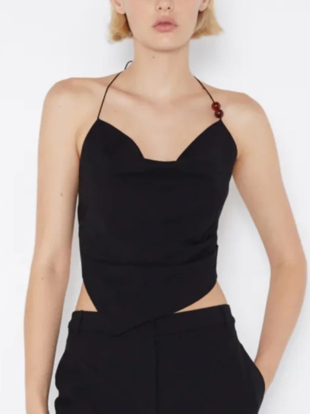 Bec & Bridge Desiree Halter Top Black